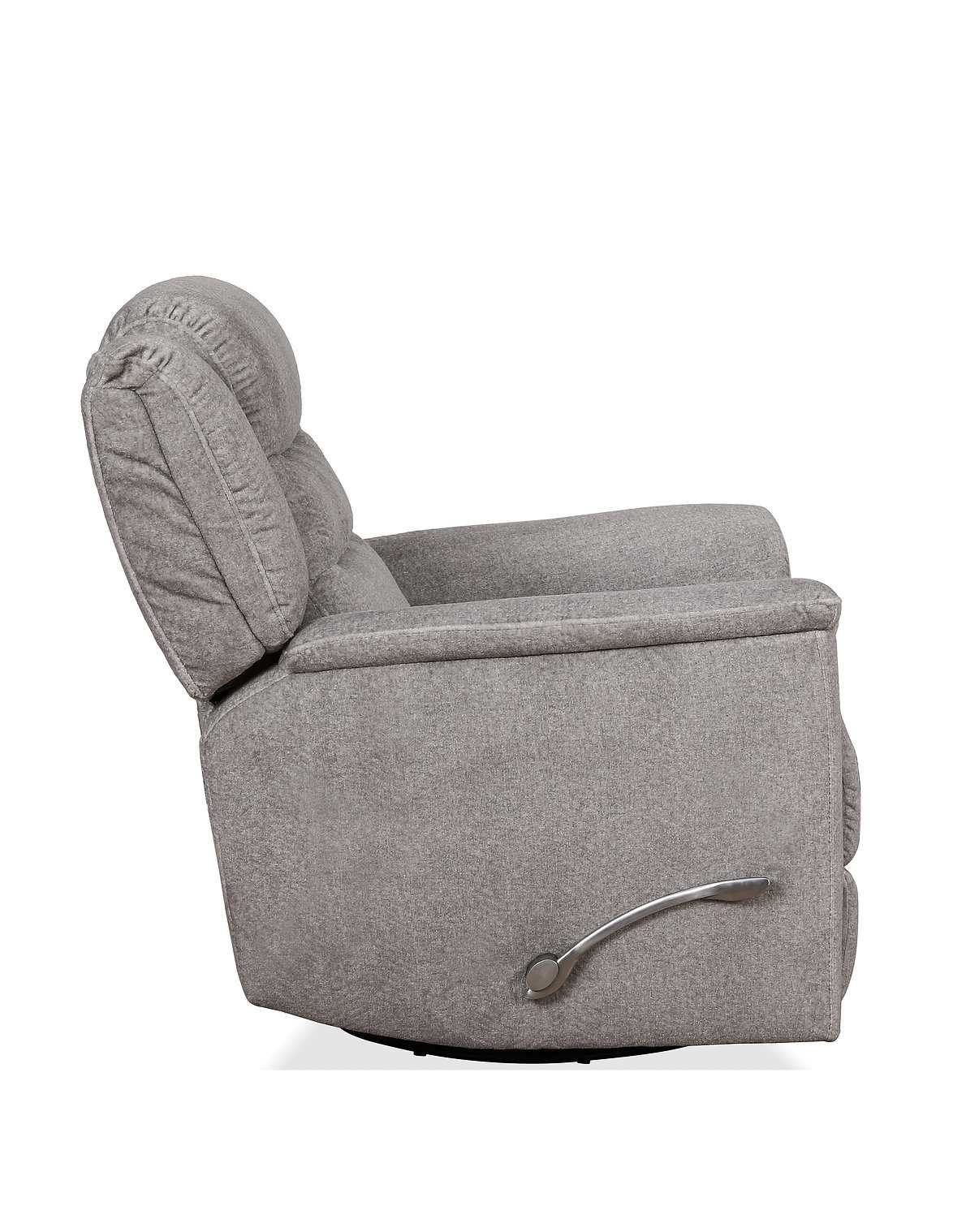 Swivel Recliner Chair Grey 6345