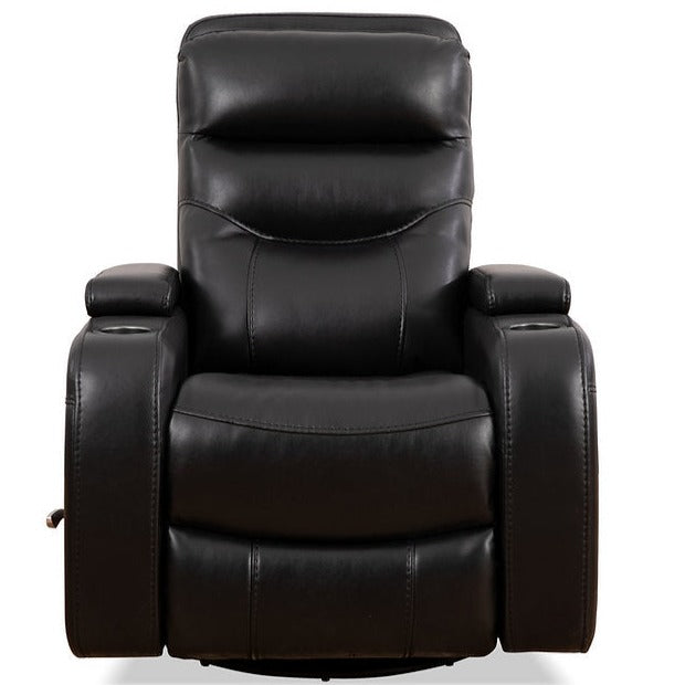 Swivel Recliner Chair Black 6310