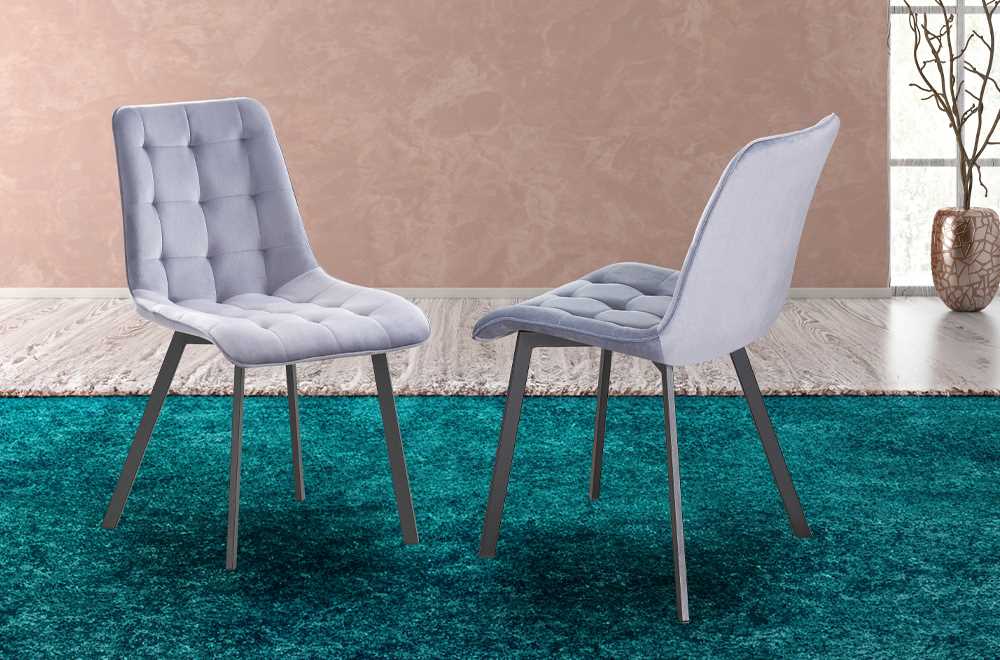 Sintered Stone 7PC Dining Set Grey T3525 / T214