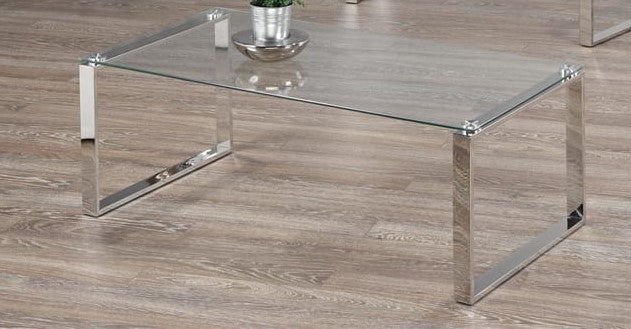 Rectangular Glass Coffee Table Set 5015