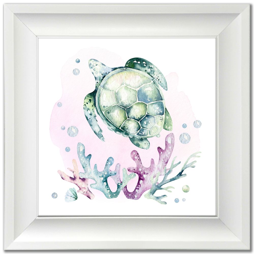 Turtle / Seahorses 3 PC canvas art