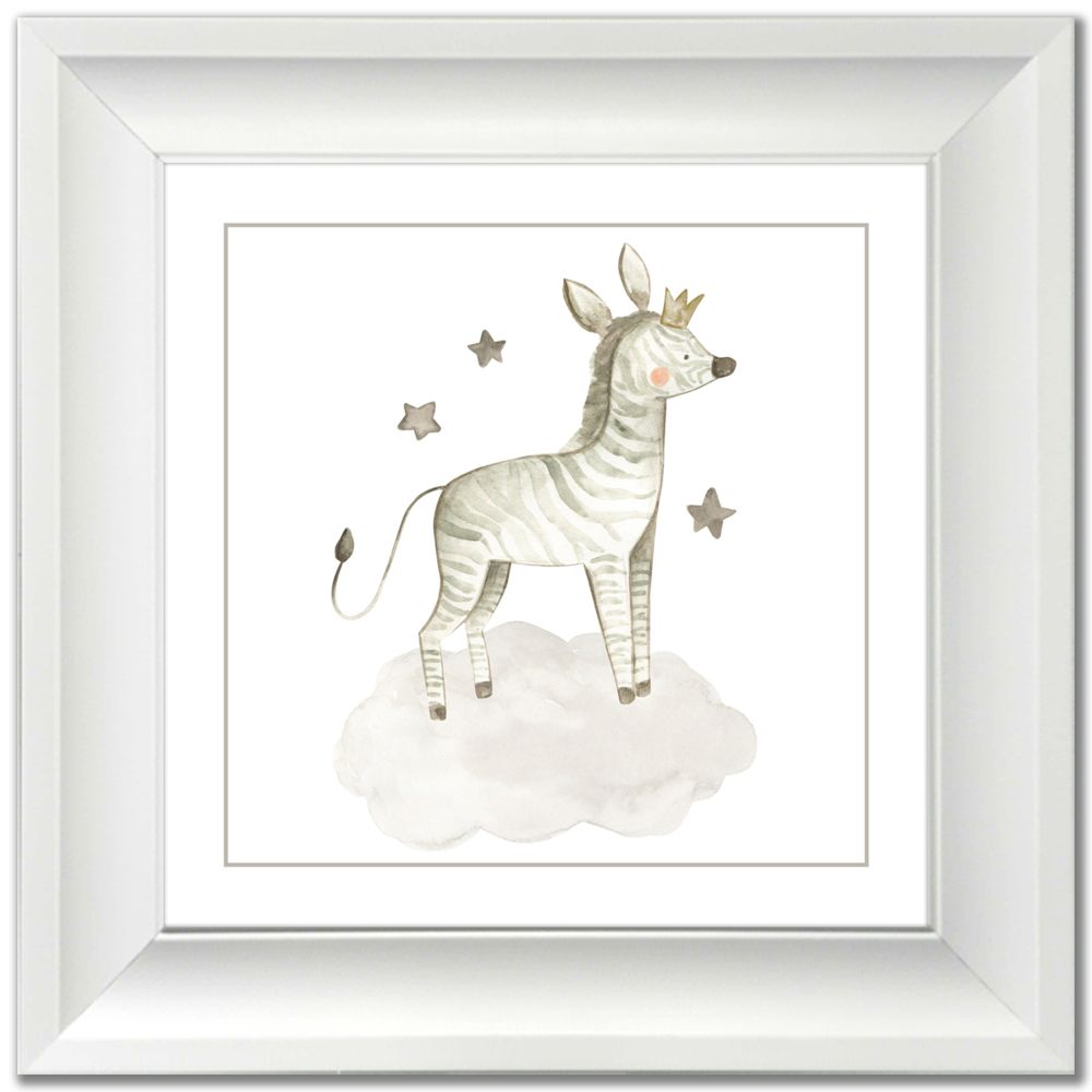 ELEPHANT/FOX/GIRAFFE AND MOON/LION/RINO/ZEBRA WITH STARS 6 PC canvas art