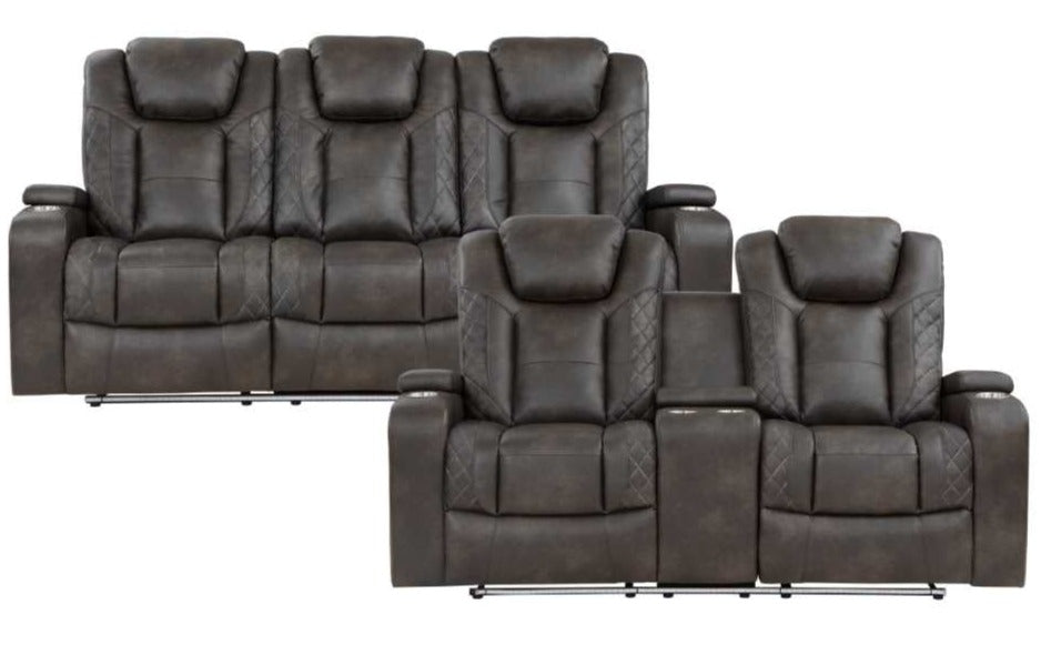 Tabor Power Reclining Collection Brownish Gray 9211