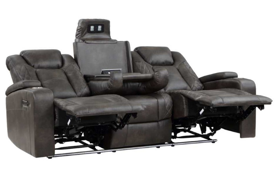 Tabor Power Reclining Collection Brownish Gray 9211