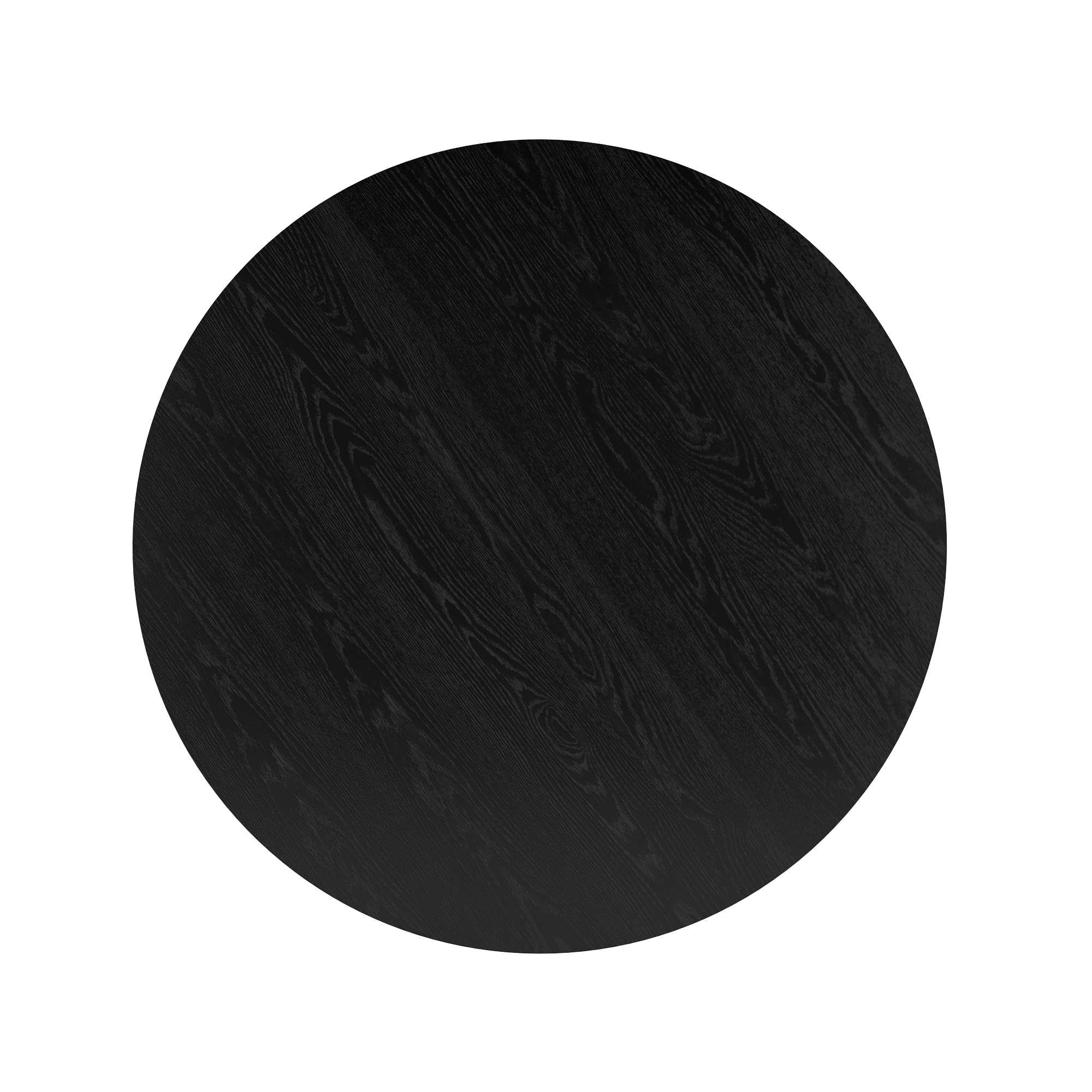 Tovas Wooden Round Dining Table in Black 201-782BLK