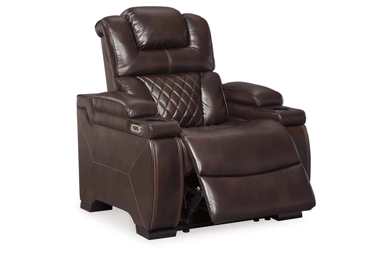 Transformer Dual Power LED Recliner Sofa Collection Brown 1942