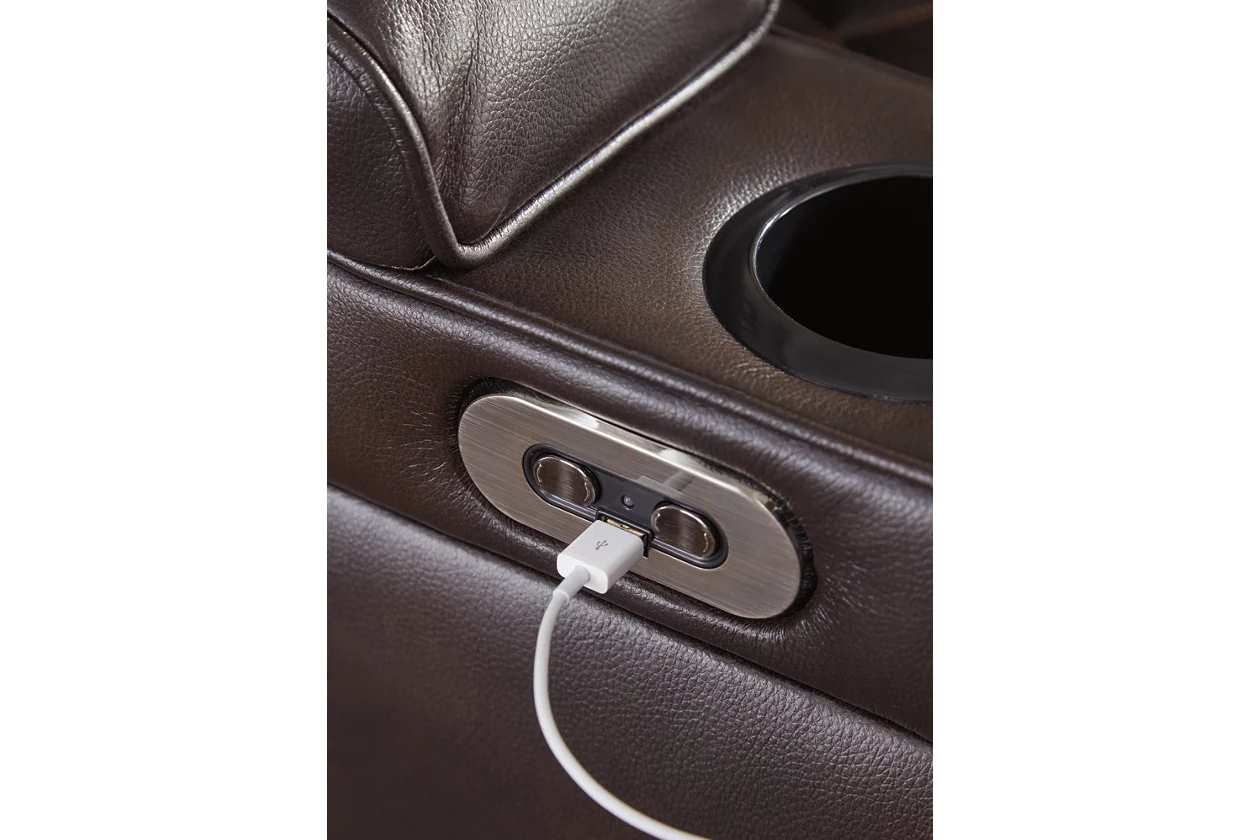 Transformer Dual Power LED Recliner Chair Brown 1942