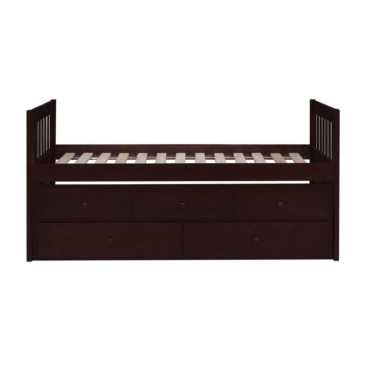 Twin/Twin Rowe Captain's Bed Dark Brown 2013