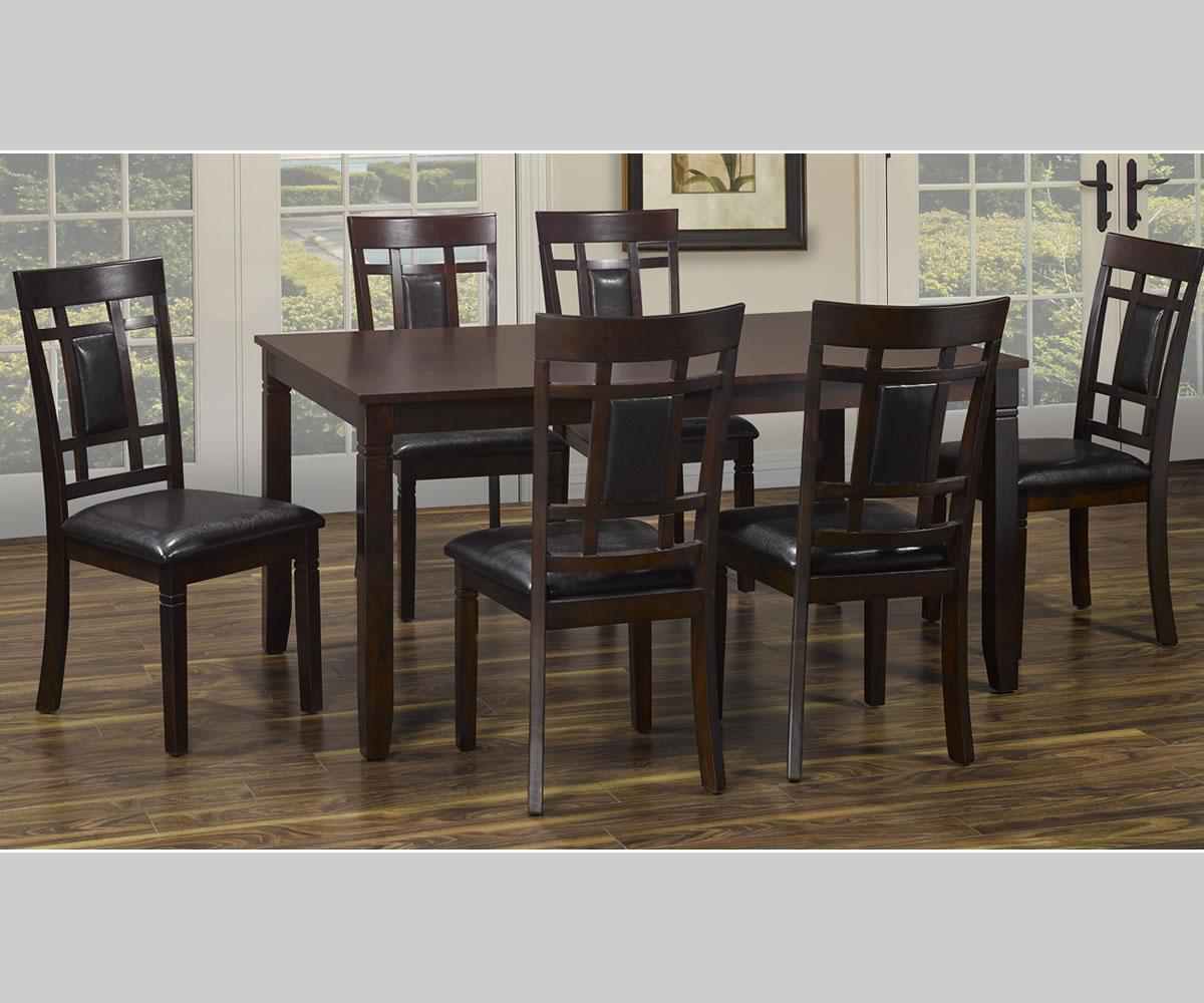 Viola 7pc Dining Set in Espresso DTS-3060