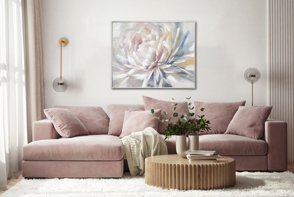 Pastel Petals Canvas Art 32" x 40"