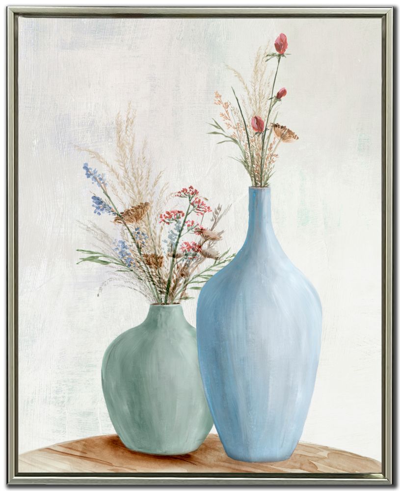 Spring Bouquet Vase 2 PC Floating Frame