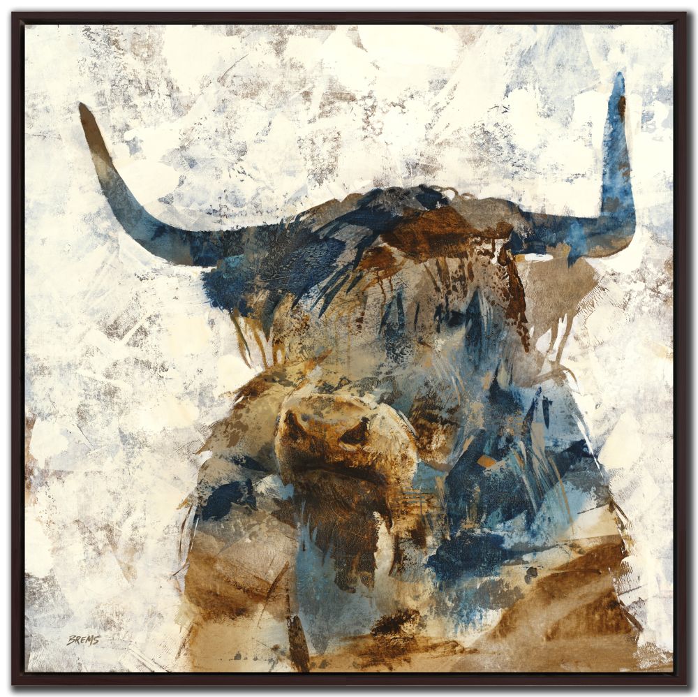 Highlander / Horse Portrait 2 PC Floating Frame