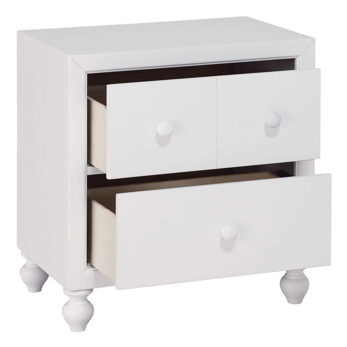 Wellsummer White Wooden Bedroom Set 1803W