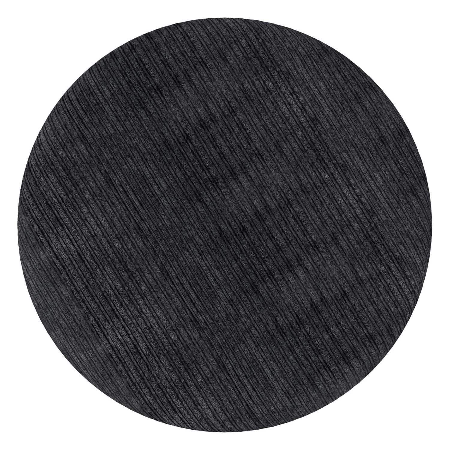 Willo Round Ottoman in Black 402-523BLK