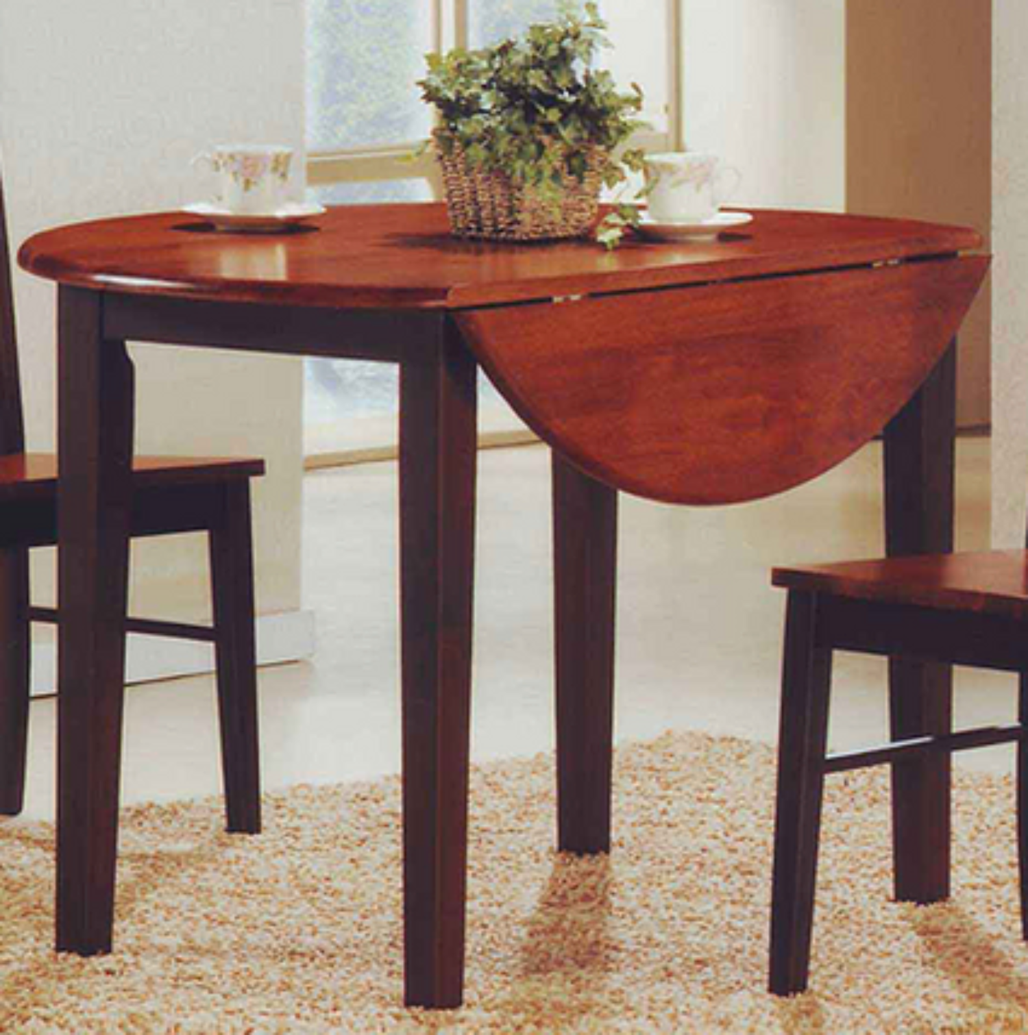Wooden dining table