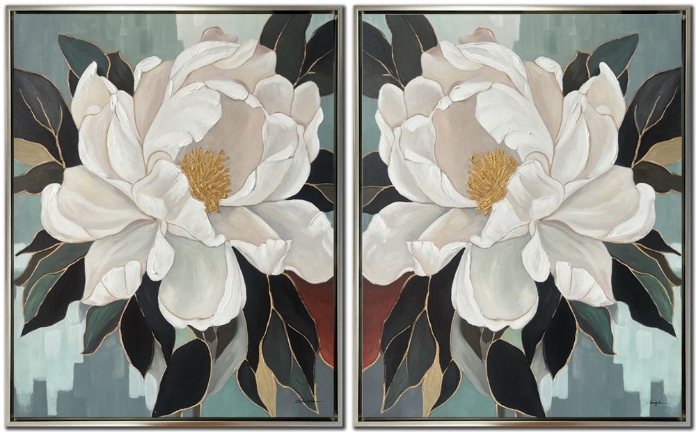 Pure White 2PC Floating Frame