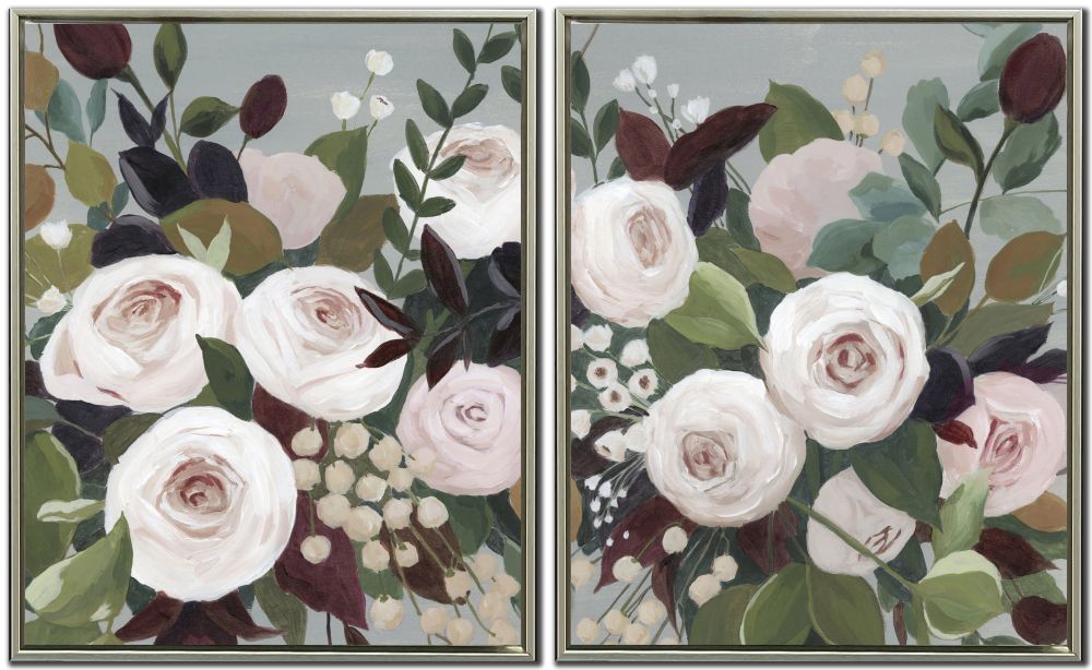 Bohemian Blooms 2PC Floating Frame