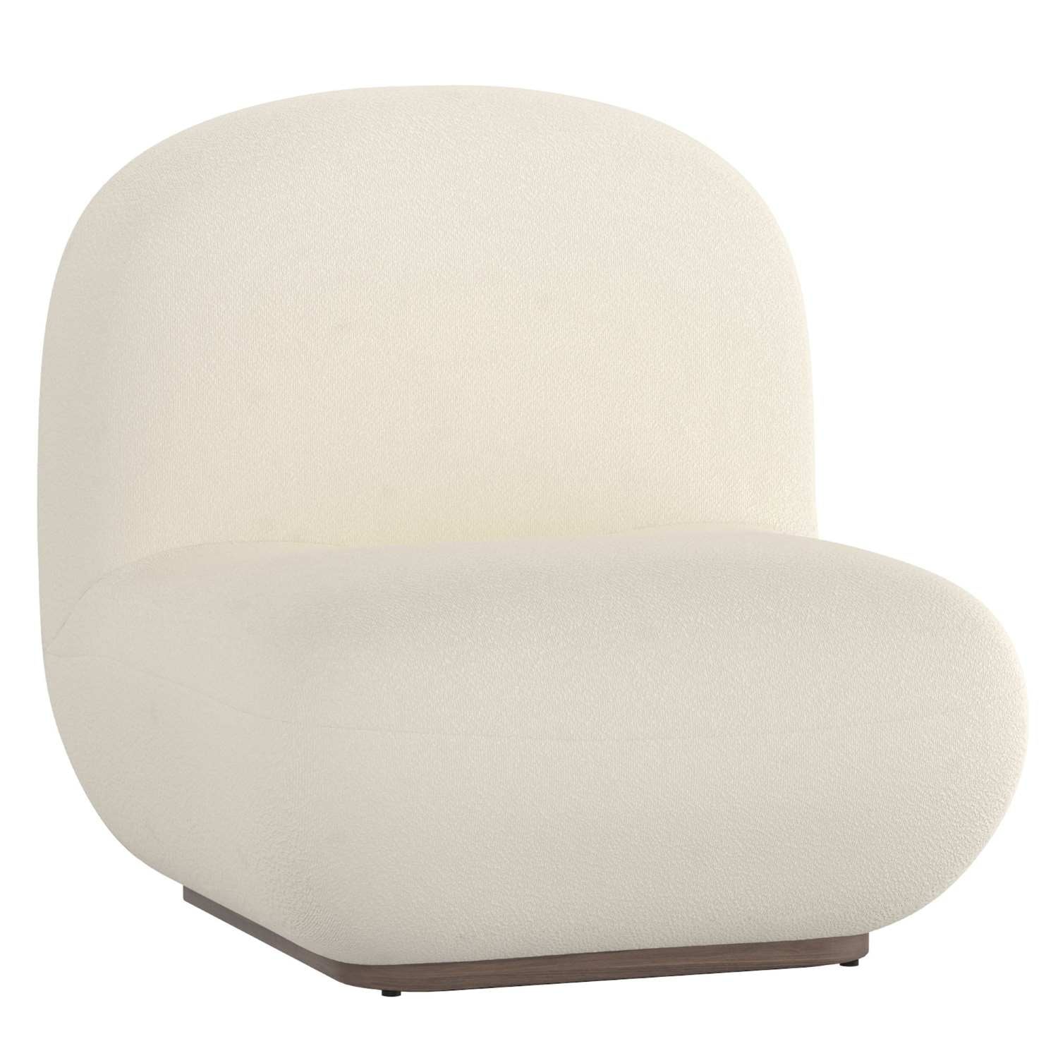 Zilano Accent Chair in Ivory Boucle 403-115IV