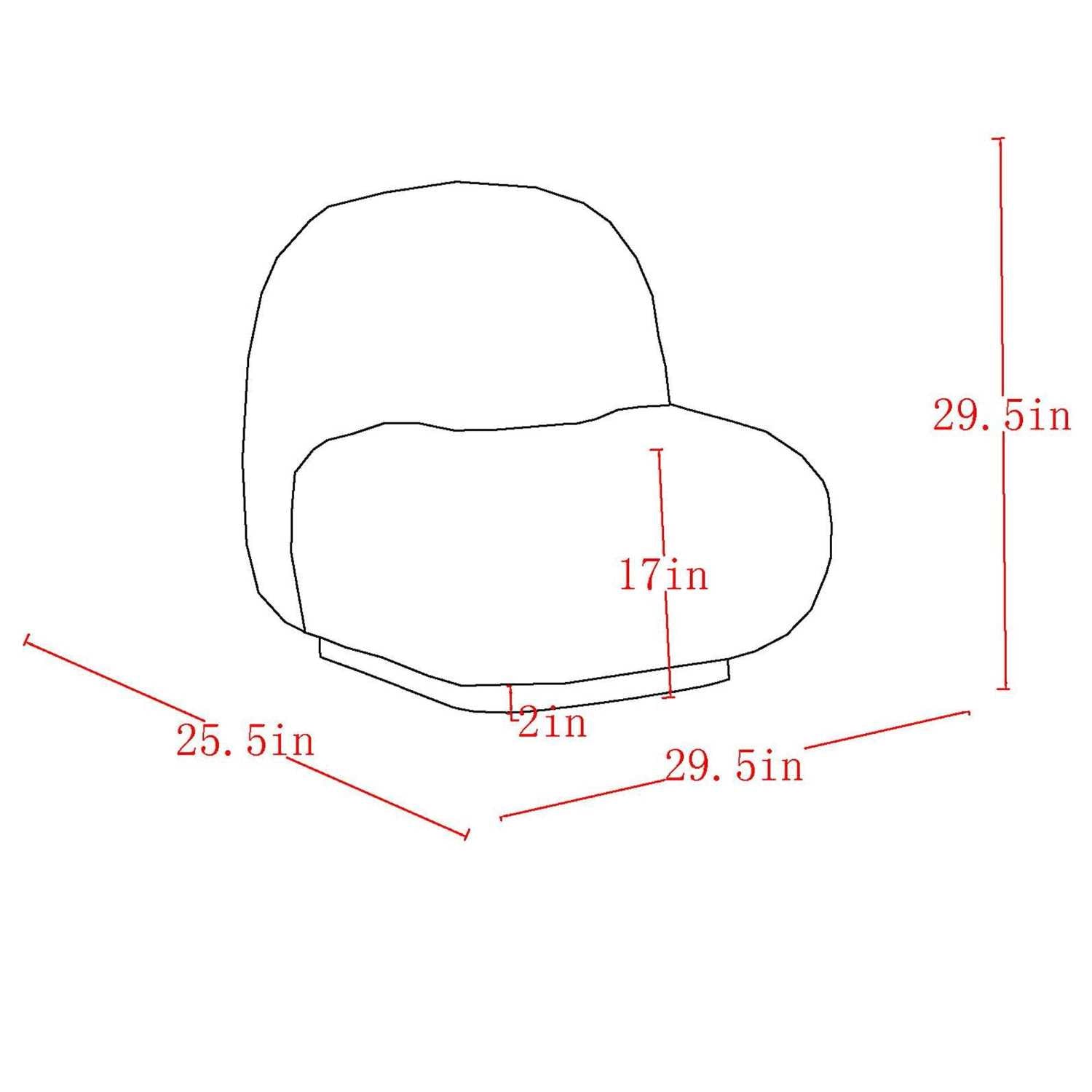 Zilano Accent Chair in Ivory Boucle 403-115IV