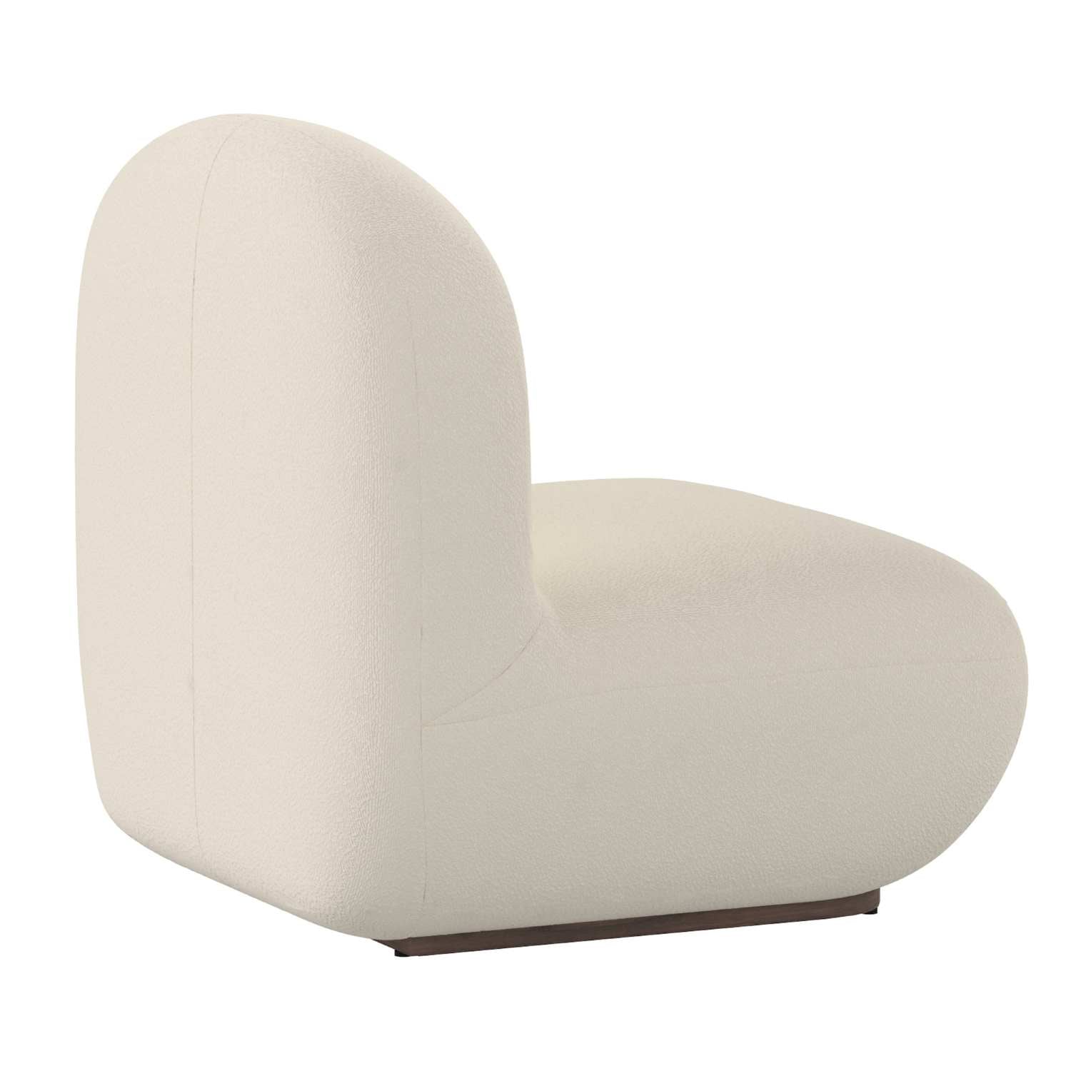 Zilano Accent Chair in Ivory Boucle 403-115IV