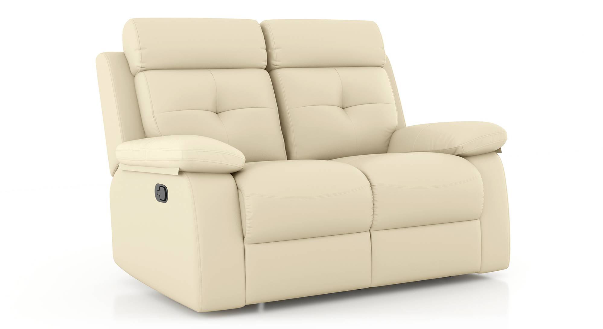 Tennessee Beige Fabric Manual Recliner Sofa Set