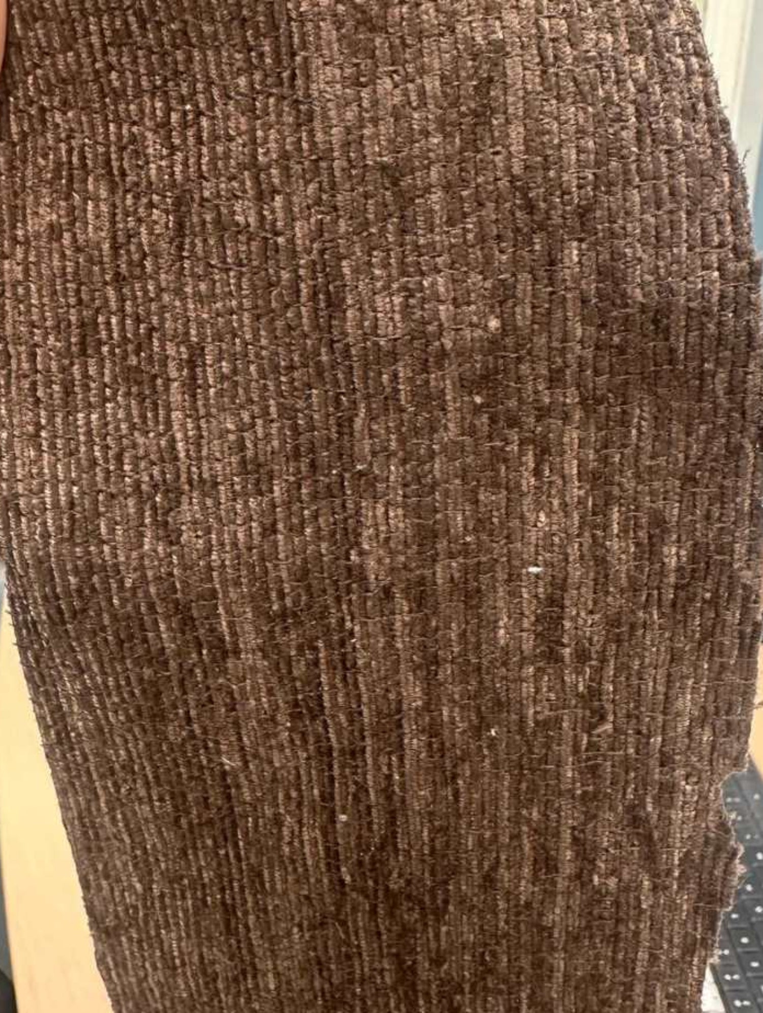 Canadian Made Sofa and Loveseat in Brilliant Chocolate Fabric 5005
