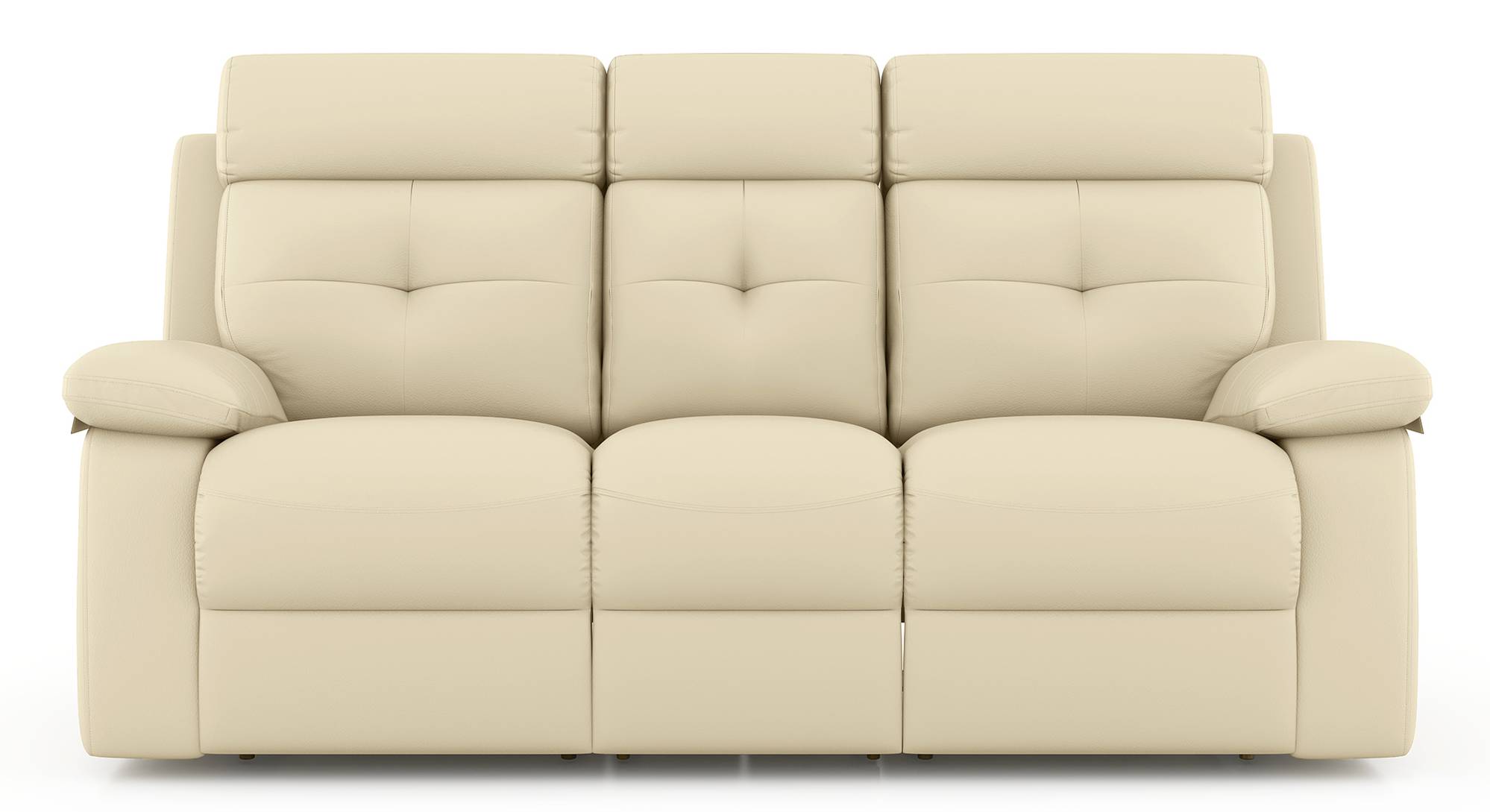 Tennessee Beige Fabric Manual Recliner Sofa Set