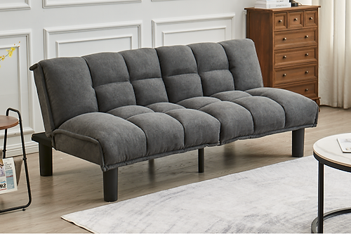 Grey Fabric Sofa Bed 8060