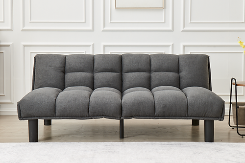 Grey Fabric Sofa Bed 8060