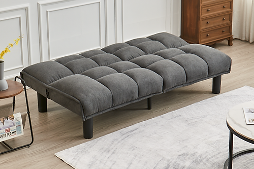 Grey Fabric Sofa Bed 8060
