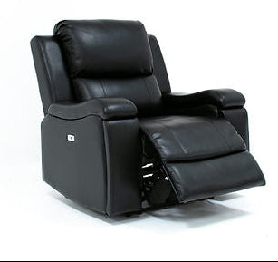 Black Power Recliner Chair with 2 cup holders and USB IF-8032