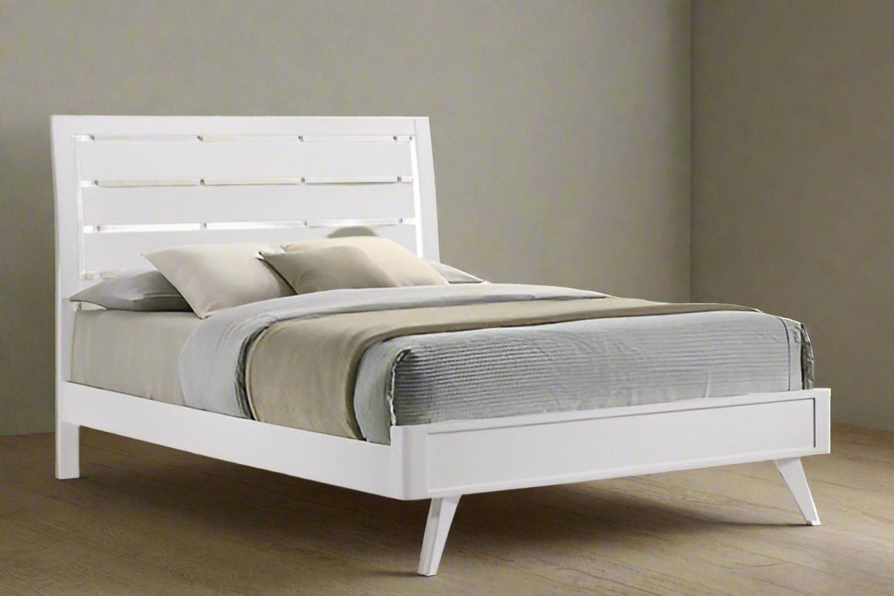 Mia White 6PC Bedroom Set