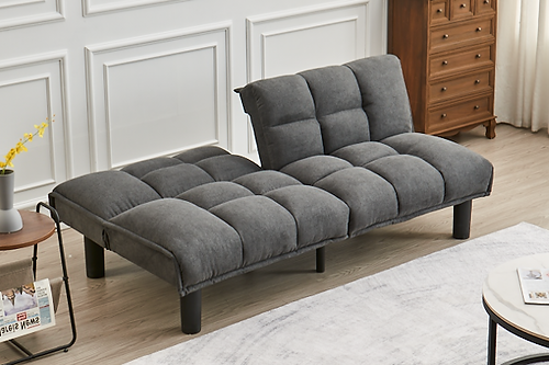 Grey Fabric Sofa Bed 8060