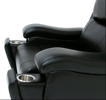 Black Power Recliner Chair with 2 cup holders and USB IF-8032