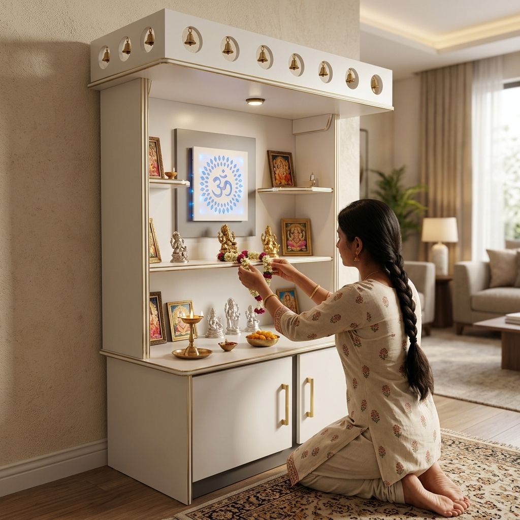 Ganapathy Pooja Cabinet