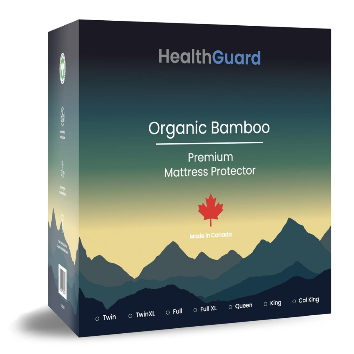 Health Guard Organic Bamboo Premium Mattress Protector