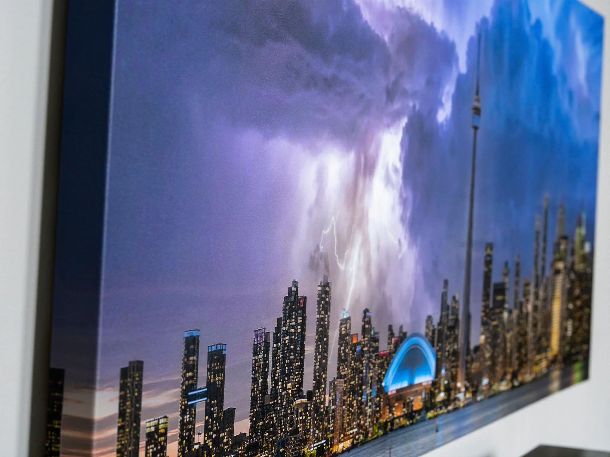 Toronto Skyline Canvas Art 72" x 24"