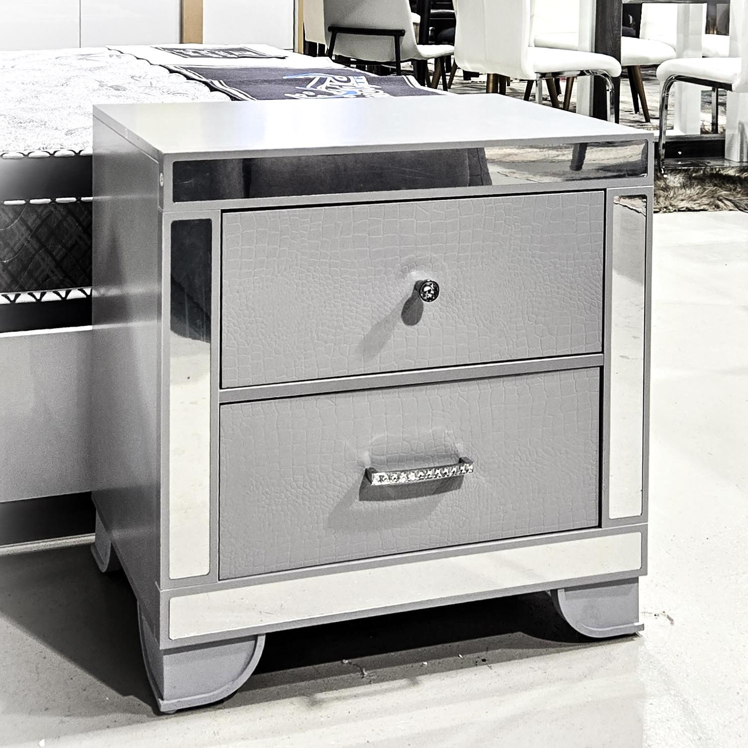 Pandora Night Stand - Grey