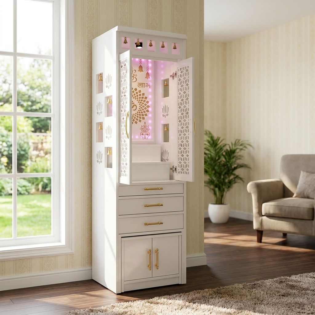 Surya Custom Pooja Cabinet