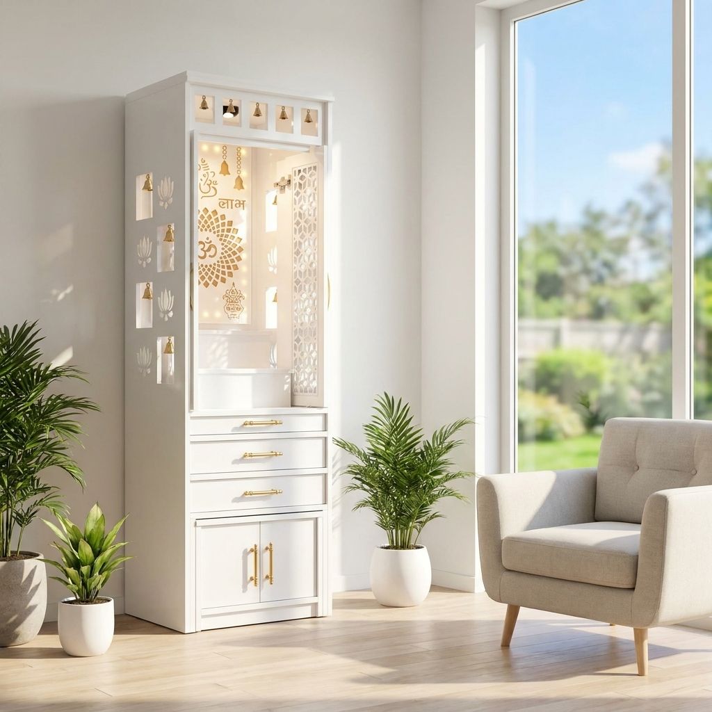 Surya Custom Pooja Cabinet