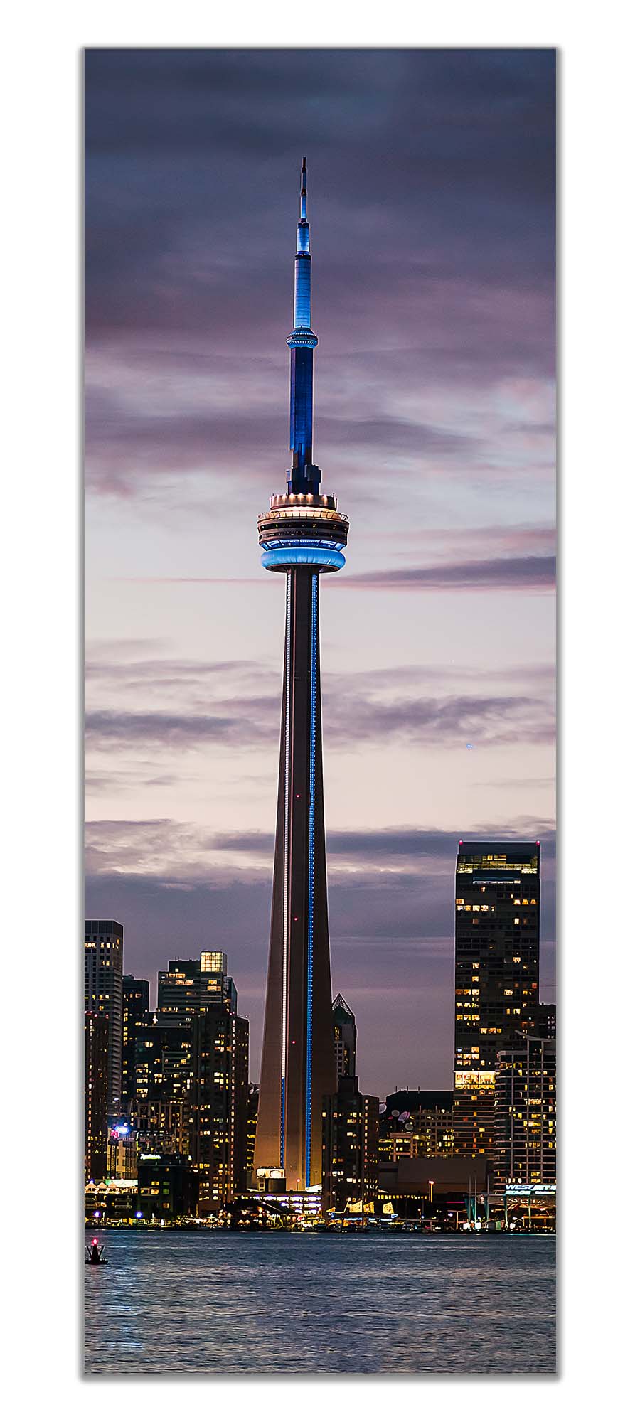 CN Tower Original Photo Canvas Art 72" x 24"