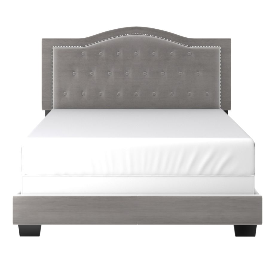 Pixie 60" Queen Bed in Light Grey 101-296Q-LGY