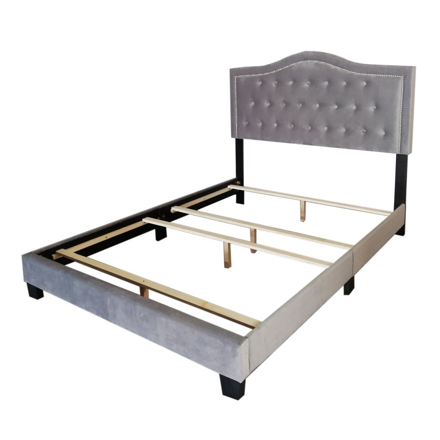 Pixie 60" Queen Bed in Light Grey 101-296Q-LGY