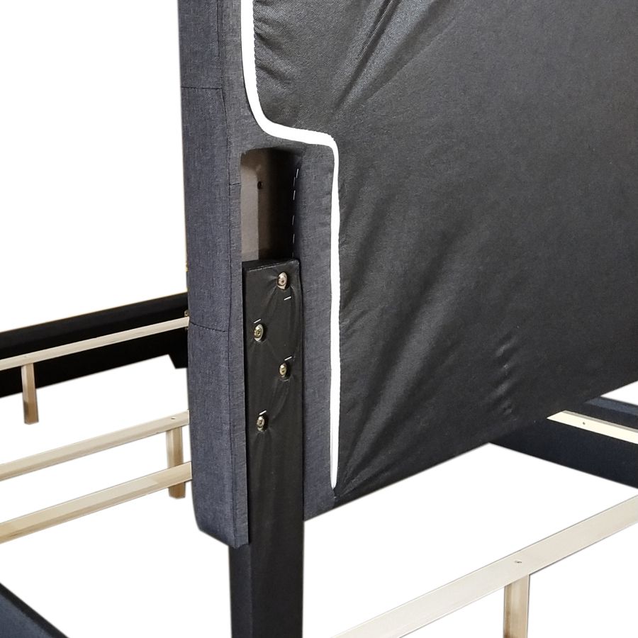 Exton 54" Double Bed in Charcoal 101-298D-CHL