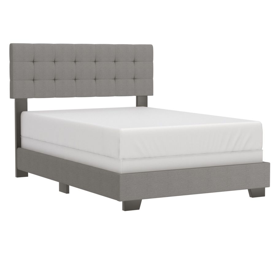 Exton 54" Double Bed in Light Grey 101-298D-LGY