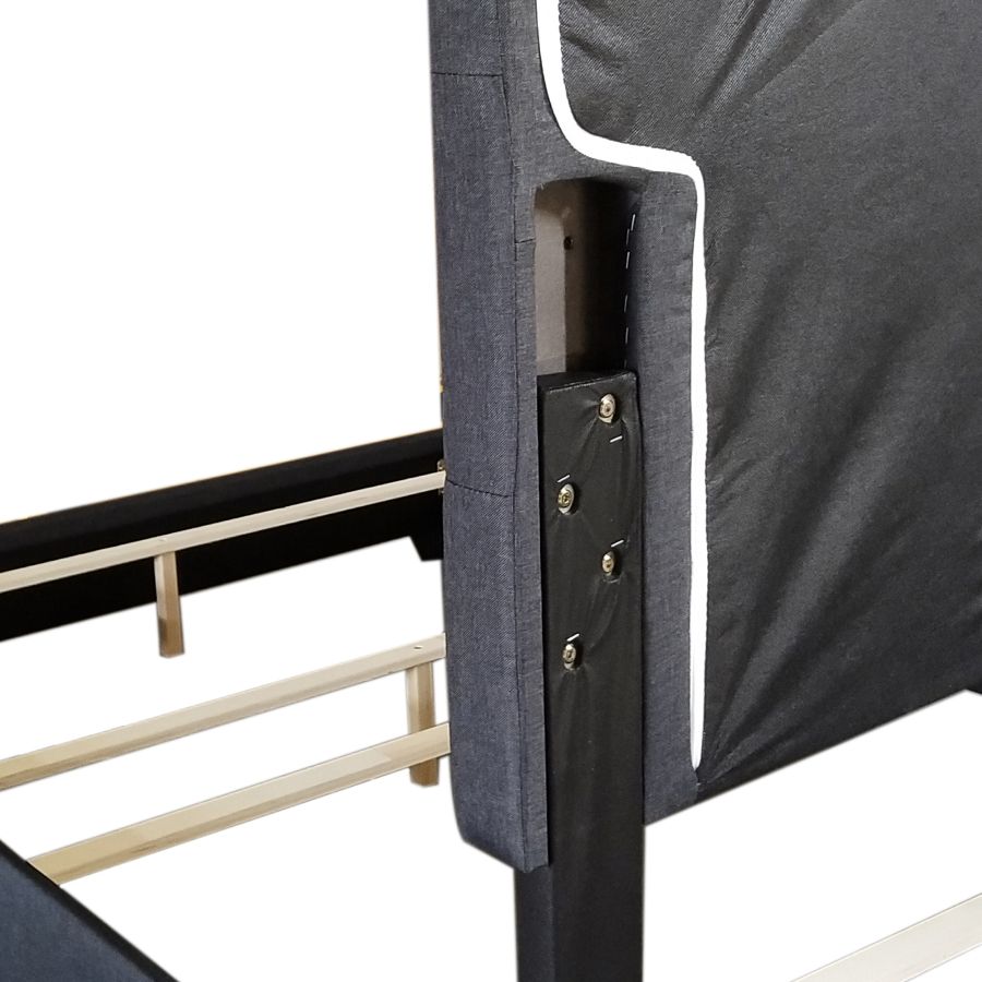 Exton 60" Queen Bed in Charcoal 101-298Q-CHL