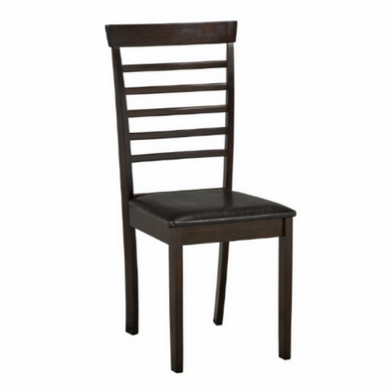 2 Piece Black Dining Chair C-1011