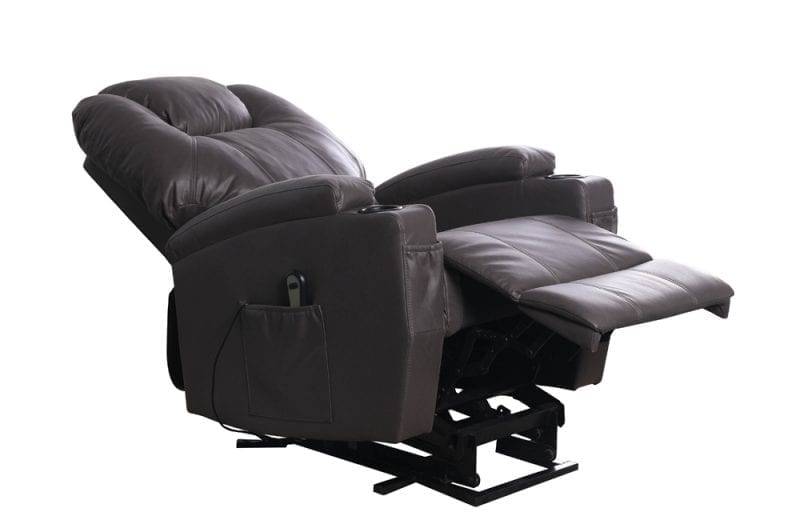 Chocolate Power Reclining Lift Chair T-1014