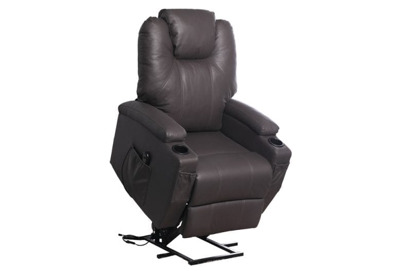 Chocolate Power Reclining Lift Chair T-1014