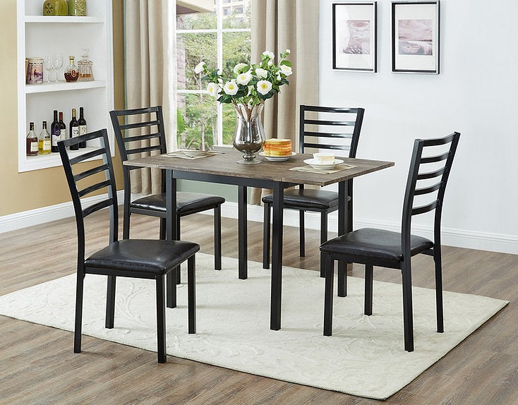 Distressed Wooden Dining Table Set 1023